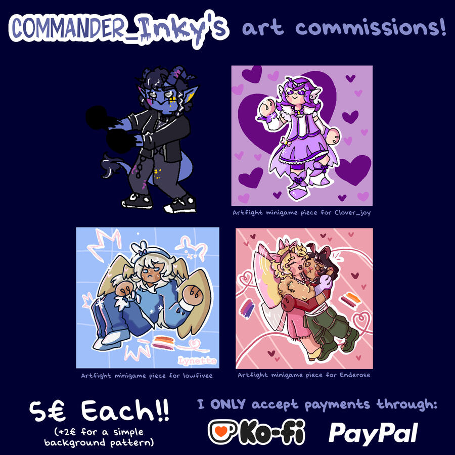 Commission sheet for the no-antialiasing chibies